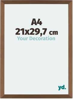 Fotolijst A4 - 21x29,7 cm - Koper Decor - MDF - Mura - 21x29.7 cm
