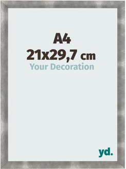 Fotolijst A4 - 21x29,7 cm - Metaal Vintage - MDF - Pisa - 21x29.7 cm