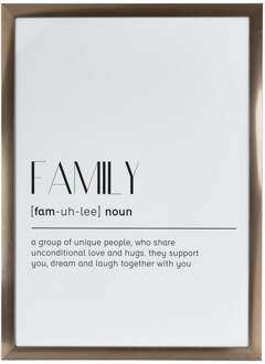 Fotolijst basic - zilver - 50x70 cm