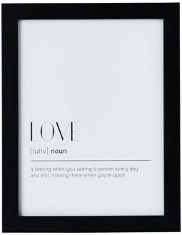 Fotolijst basic - zwart - 15x20 cm