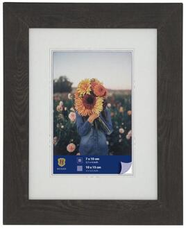 Fotolijst - Dahlia - Fotomaat 10x15 cm - Donkerbruin