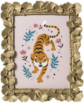 Fotolijst ginkgo - goud - 15x20 cm