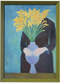 Fotolijst - groen - 13x18 cm