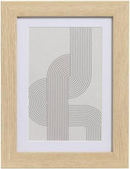 Fotolijst Haarlem - Naturel - 13x18 Cm - MDF/Glas - Beige