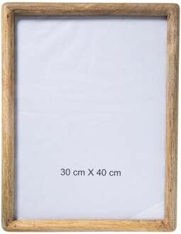 Fotolijst hout - bruin - 30x40 cm