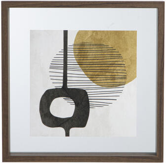 Fotolijst Leiden Walnoot - 30x30 Cm - MDF - Bruin - 4x30x30 Cm