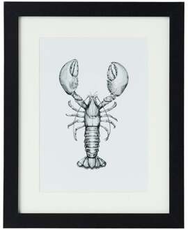 Fotolijst met passe partout - zwart - 13x18 cm