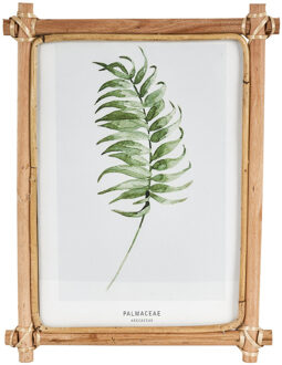 Fotolijst met rotan frame - 21x30 cm