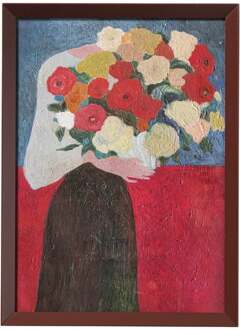 Fotolijst - rood - 13x18 cm