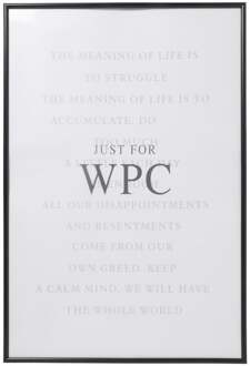 Fotolijst WPC - zwart - 50x75 cm