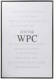 Fotolijst WPC - zwart - 60x90 cm