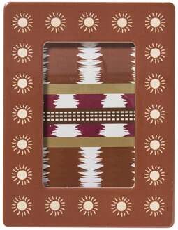 Fotolijst zon - bruin - 15x20 cm