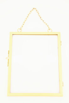 Fotolijstje metaal 20.5x27x1.8cm goud