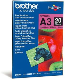 Fotopapier Brother BP-71 A3 260gr glossy 20vel