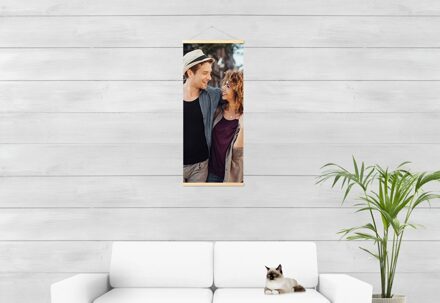 Fotoposter met magnetische hanger 40 x 105 cm Hout