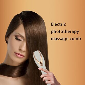 Fototherapie Hoofdhuid Massager Kam Usb Oplaadbare Elektrische Massage Kam Voor Haargroei Anti Haaruitval
