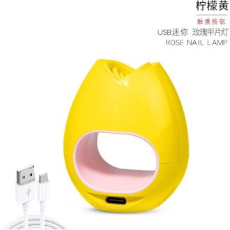 Fototherapie Machine Mini Manicure Lamp Fototherapie Lamp Usb Zon Lamp Led Sneldrogend Nagellak Bakken Lamp geel