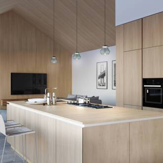 Fou LED hanglamp rookglas 11x9,5cm rookgrijs-transparant, zwart