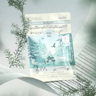 Fougere Fragrant Fruit Acid Essential Oil Hand Mask - Glimmer Forest Glimmer Forest - 3pcs (38g & 0.5g)