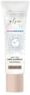 Foundation Bielenda GLAZE & GLOW Skin Tint Light Illuminating Foundation Shade 03 30 ml