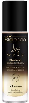 Foundation Bielenda Long Wear Long-Lasting Mattifying Foundation 02 Vanilla 30 ml