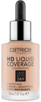 Foundation Catrice HD Liquid Coverage Foundation 020 Rose Beige 30 ml