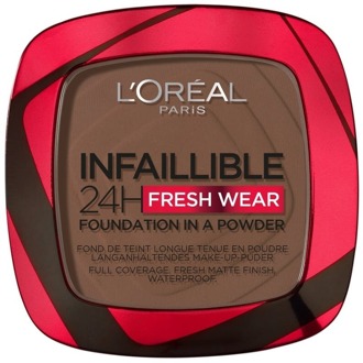 Foundation L'Oréal Paris Infaillible 24h Fresh Wear Powder Foundation 390 Ebony 9 g