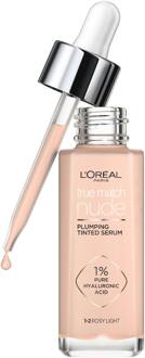 Foundation L'Oréal Paris True Match Nude Plumping Tinted Serum 1-2 Rosy Light 30 ml