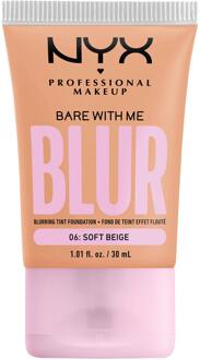 Foundation NYX Bare With Me Blur Tint Foundation 06 Soft Beige 30 ml