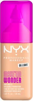Foundation NYX Professional Make-Up Make Em Wonder Foundation 06 Light 30 ml