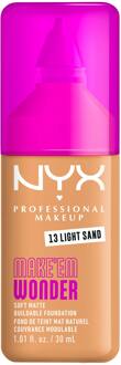 Foundation NYX Professional Make-Up Make Em Wonder Foundation 13 Light Sand 30 ml