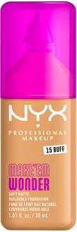 Foundation NYX Professional Make-Up Make Em Wonder Foundation 15 Buff 30 ml