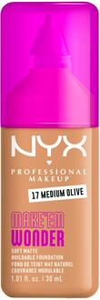 Foundation NYX Professional Make-Up Make Em Wonder Foundation 17 Medium Olive 30 ml
