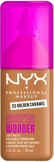 Foundation NYX Professional Make-Up Make Em Wonder Foundation 23 Golden Caramel 30 ml