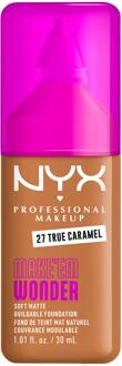 Foundation NYX Professional Make-Up Make Em Wonder Foundation 27 True Caramel 30 ml