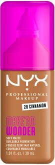 Foundation NYX Professional Make-Up Make Em Wonder Foundation 28 Cinnamon 30 ml