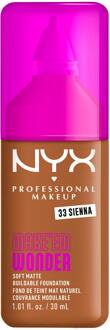 Foundation NYX Professional Make-Up Make Em Wonder Foundation 33 Sienna 30 ml