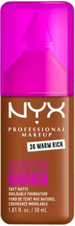 Foundation NYX Professional Make-Up Make Em Wonder Foundation 36 Warm Rich 30 ml