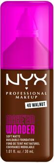 Foundation NYX Professional Make-Up Make Em Wonder Foundation 40 Walnut 30 ml