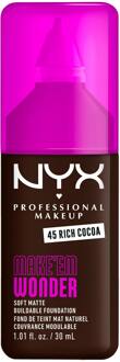 Foundation NYX Professional Make-Up Make Em Wonder Foundation 45 Rich Cocoa 30 ml