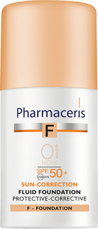 Foundation Pharmaceris Protective-Corrective Fluid Foundation SPF 50 Ivory 01 30 ml