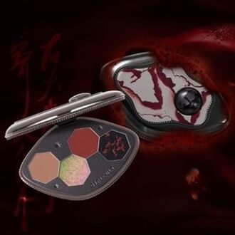 Four Great Inventions Series Vision Eyeshadow Palette - 3 Types 51# Black Words - 3.6g