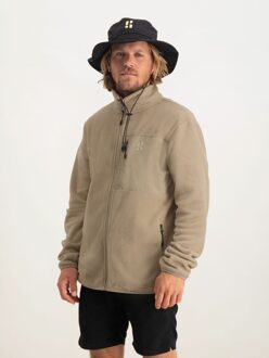 Four Seasons Fleece Vest Heren Zand-L - L