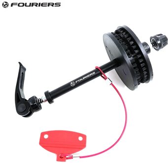 Fouriers Racefiets Mtb Chain Haak Cleaner Catcher Houder Brush Tool Roller Quick Release 135Mm Achterderailleur Protector