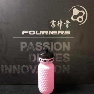 FOURIERS WBC-BE006 Sport Waterfles Mountainbike Road Fiets MTB Fietsen Hittebestendige stofkap Water Fles 600ml Roze