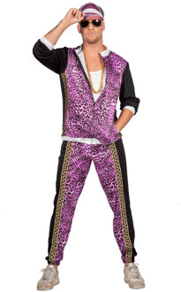 Fout Trainingspak Panter Paars Man Paars - Lila, Multikleur - Print