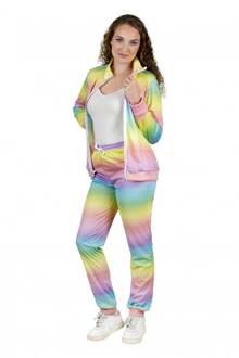 Fout Trainingspak Regenboog Pastel Dames Multikleur - Print