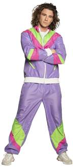 Fout Trainingspak Retro Paars Jeronimo Paars - Lila