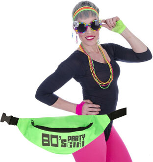 Foute 80s/90s party verkleed set compleet - dames - jaren 80/90 verkleed accessoires