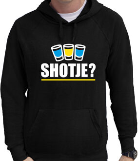 Foute Apres ski capuchon sweater Schotje zwart heren L